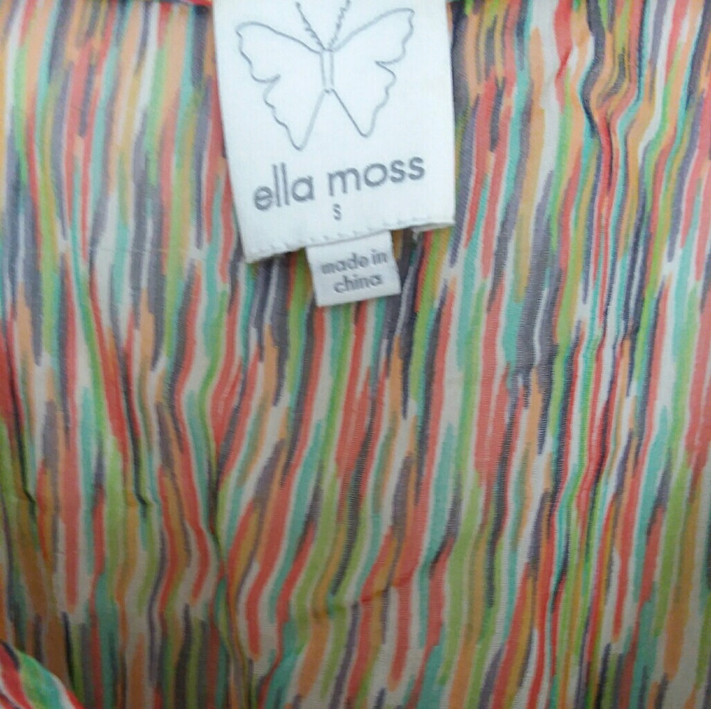 ANTHROPOLOGY- ELLA MOSS  Saks Boho Top/Blouse - Picture 2 of 5